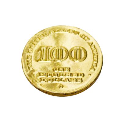 Шоколадные монеты Валютный банк 6гр(100)